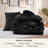 Bedsure Twin-XL Pintuck Bed-in-a-Bag- Black Pinch Pleat Comforter with Sheets, Pillowcases & Shams-101518292-101518301