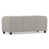 Tissu en polyester aspect nuage gris nuage