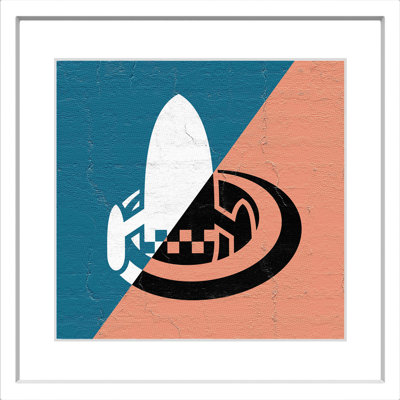 "Hidden Ship" Framed Print