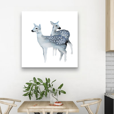 fawns - 32"x32" art on canvas