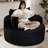 Lozena  49" Corduroy Upholstered Barrel Chair, Oversized Round Compression Chaise Lounge, No Assembly Required-1407711388-1395185487