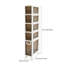 Armoire de rangement mince avec roulettes-1565394005