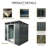 Outdoor Metal Storage Shed With Lockable Sliding Doors And Transparent Plate For Garden, Lawn-121497790