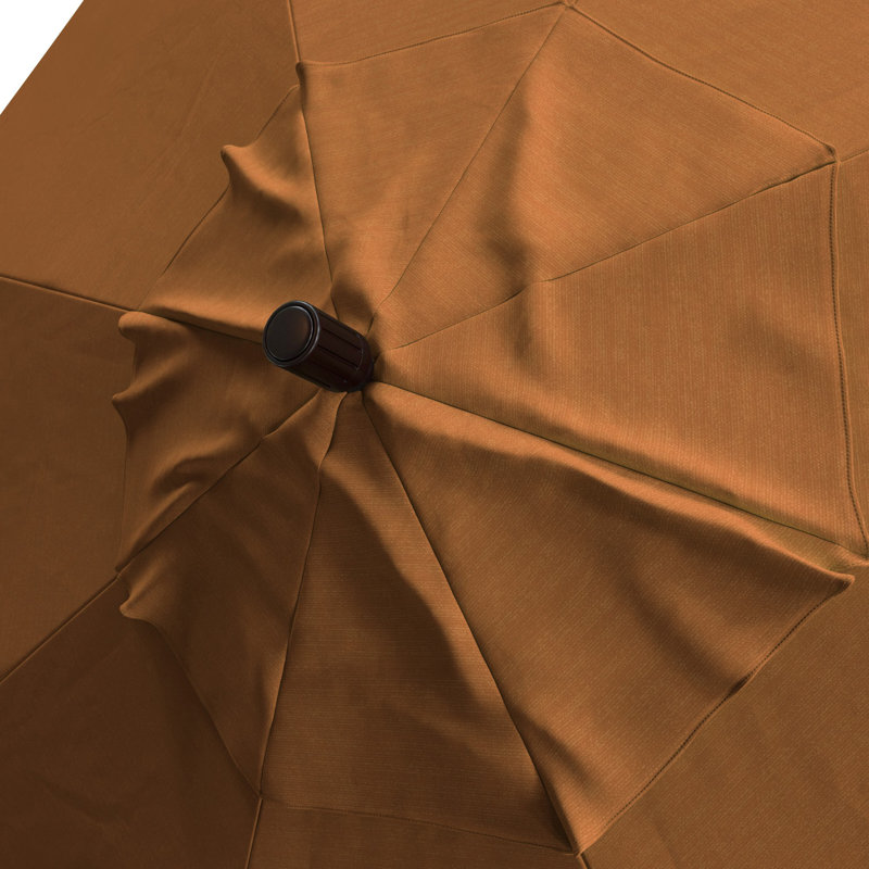 Parasol de marché 6 pi Jelinek, Toile Sunbrella® toscan, Bronze
