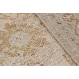 Rug & Kilim’S Oushak Rug In Gray And Beige With All Over Geometric Pattern