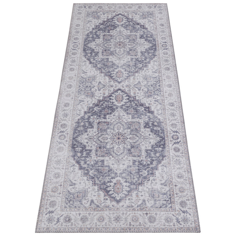 Anthea Tufted Mauve Pink Carpet, Runner 80 x 200cm