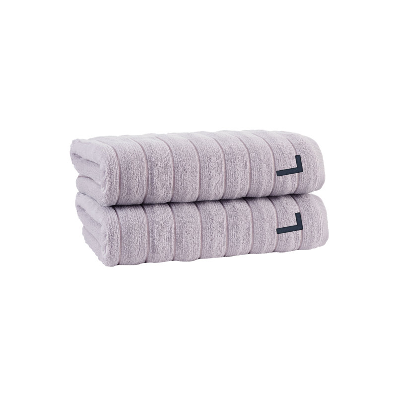 Depue 3 pcs Towel Set, L, Silver
