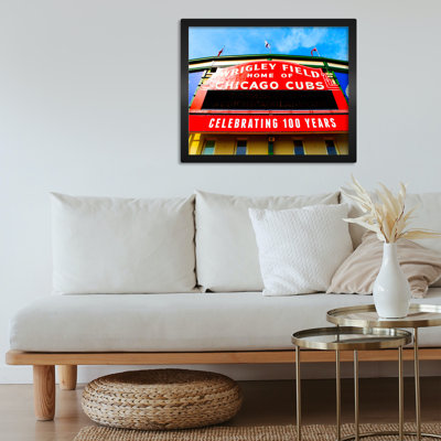 Wrigley Field Sign, Chicago Illinois - Canvas Photograph Print