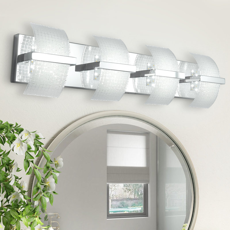 Appliques murales à DEL pour salle de bain, Quatre lumières