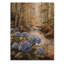 Hydrangeas By The Forest River III - Hydrangea Wood Wall Decor - On Natural Pine Wood-2012895495