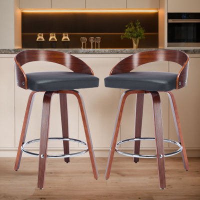 Tabouret de comptoir pivotant 24,8 po Ljoka
