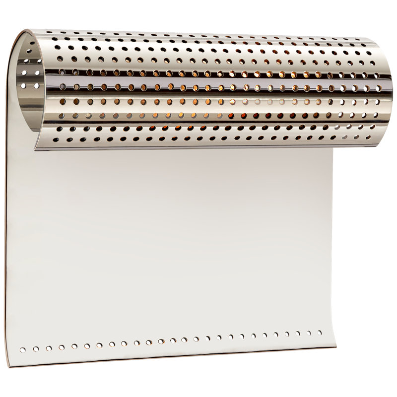 Precision 1 - Light Flush Mounted Sconce, Polished Nickel