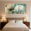 Plantes et fleurs, ensemble de 3 reproductions d'art sur toile-1182394730