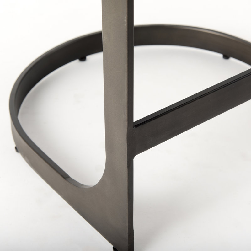 Tabouret de bar et de comptoir Bellesa, Tabouret de bar (hauteur du siège 28 po), Noir