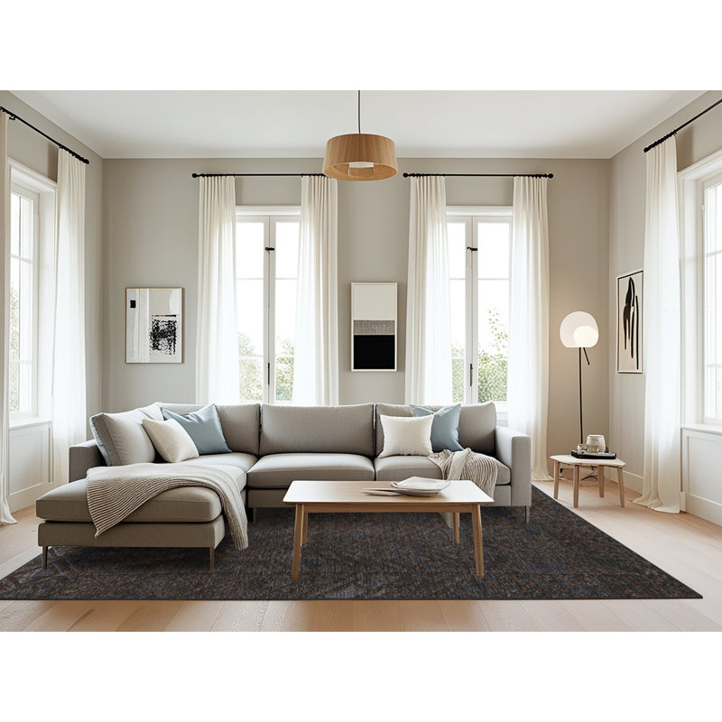 Tapis abstrait moderne 4607, Rectangle 8 pi x 12 pi