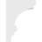 3"W x 10"D x 14"H Standard Diane Architectural Grade PVC Corbel-33860304