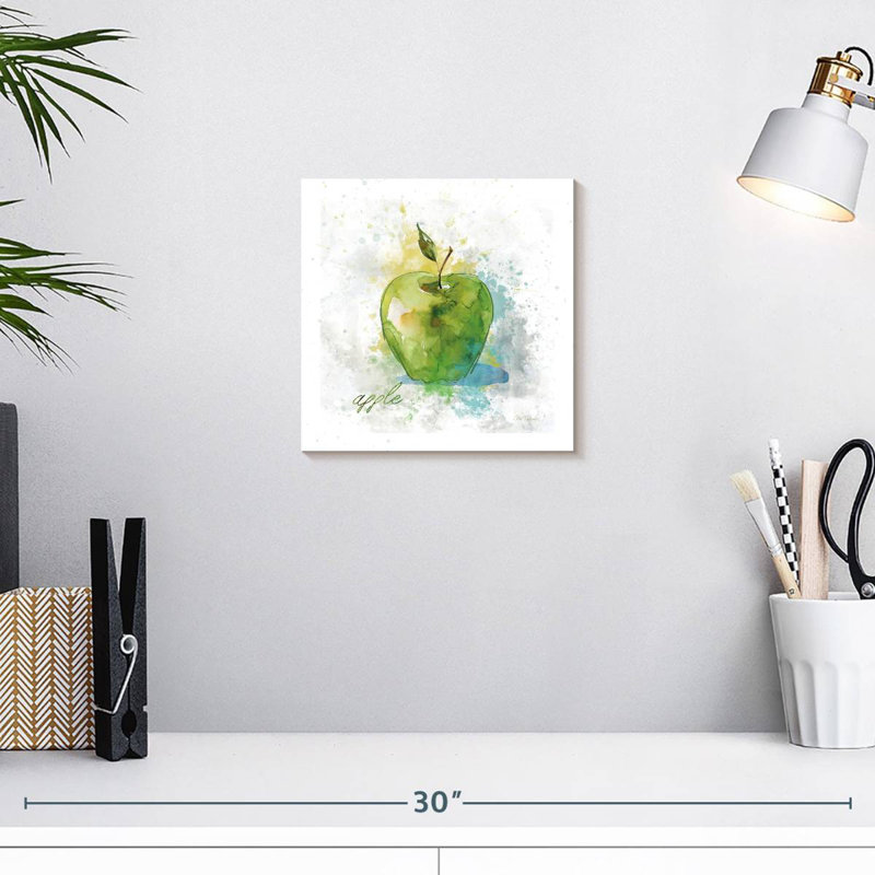 Yarlin A Fresh Apple, 10" H x 10" W