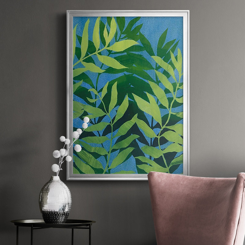«Ocean Vines I», reproduction encadrée de qualité supérieure, prête à être accrochée, H 24,5 po x l 18,5 po x P 1,25 po