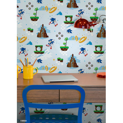 Papier peint adhésif Sonic The Hedgehog Green Hill Zone