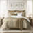 Rustic Oat Comforter & 2 Shams Set King-120831127