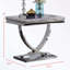 Table de bout carrée avec base piédestal