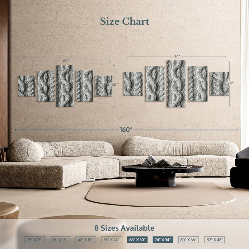 Grey Knitting