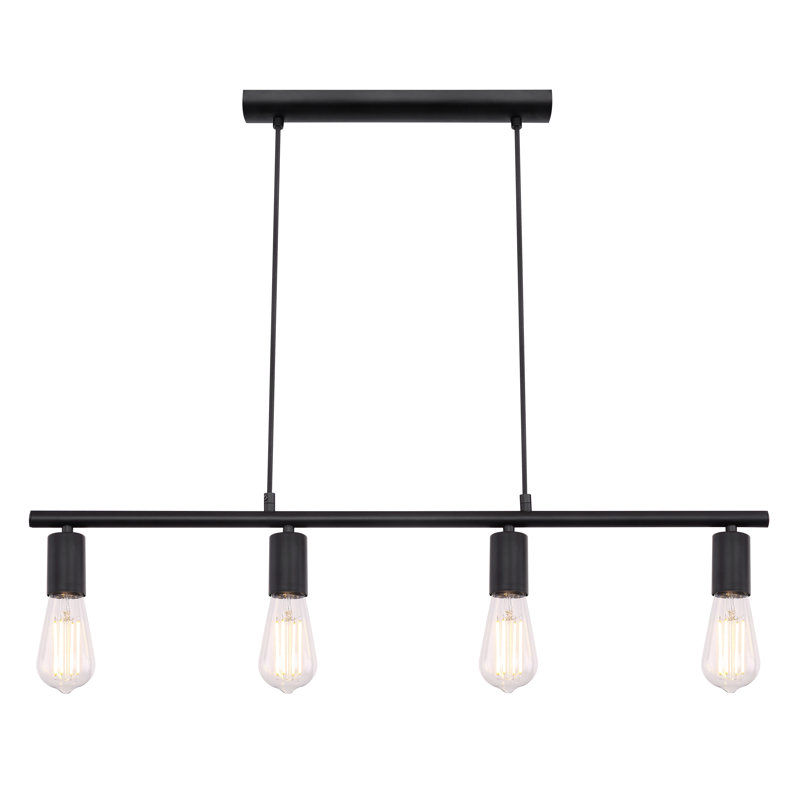 Lys 4 - Light Black Bulb Pendant