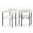 Boucle Upholstered Metal Dining Chair(Set Of 2)-637577419-637577417