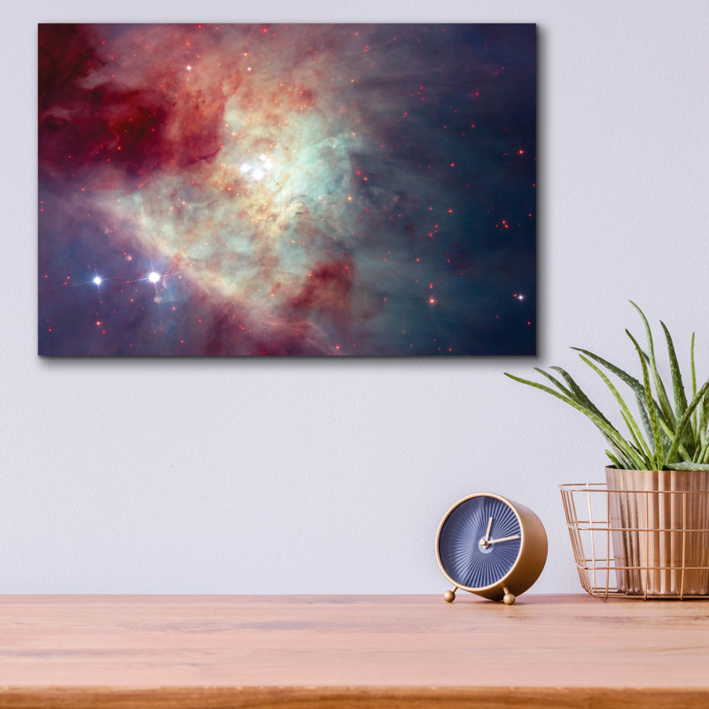  'Orion Nebula M42' by NASA's Hubble Space Telescope Acrylic Glass Wall Art, 16" x 12"