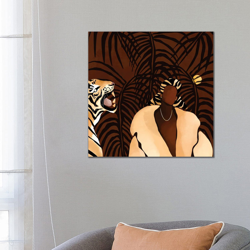 «In the Wild» par Bria Nicole, impression sur toile tendue, H 12 po x l 12 po x P 0,75 po