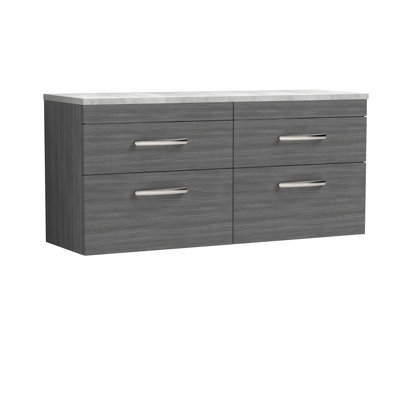 Athena 119.99cm Double Bathroom Vanity Base Only