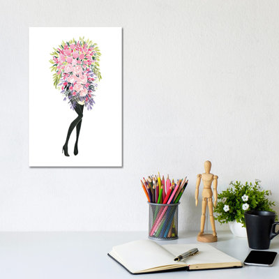 Miss Bouquet II by Blursbyai - Wrapped Canvas Gallery-Wrapped Canvas Giclée