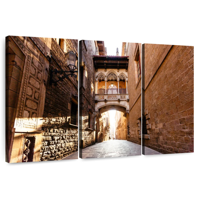 Sireci Gothic Quarter Street, 48" H x 74" W