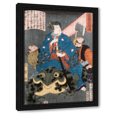 Jiraiya Riding a Frog (1866)
