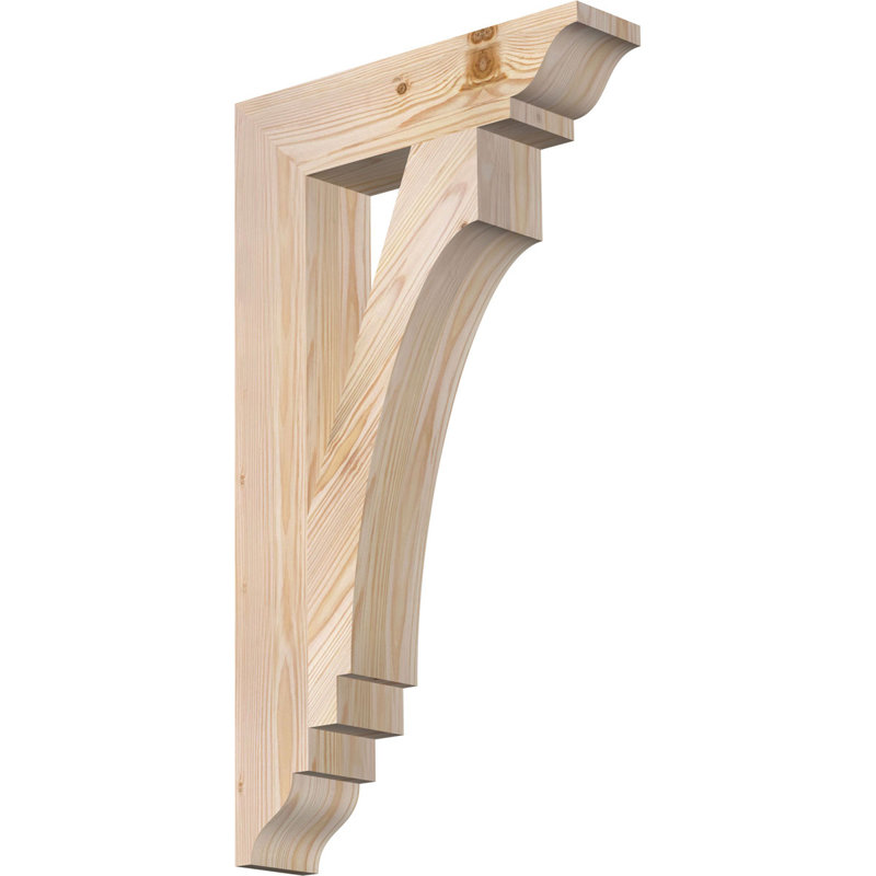 Support impérial traditionnel, 28" H x 3.5" W x 16" D, Douglas (lisse)