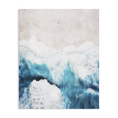 On The Beach Aerial Canvas, design by Milli Villa