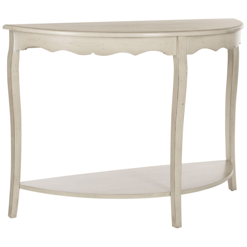 Console en bois de pin Christina, Bouleau blanc