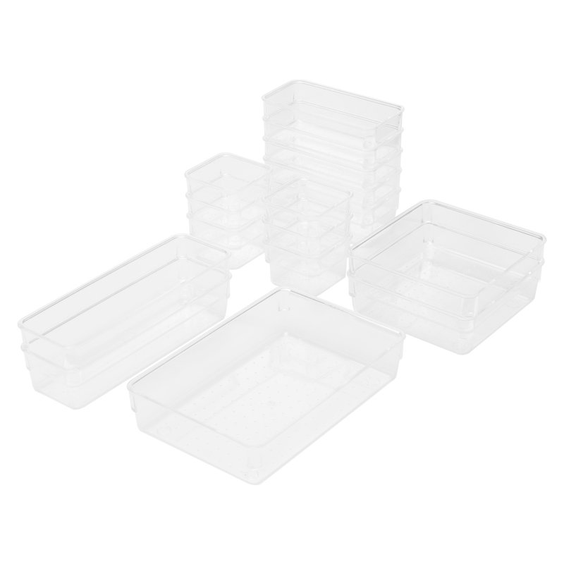 Plastic Desk Organizer Set