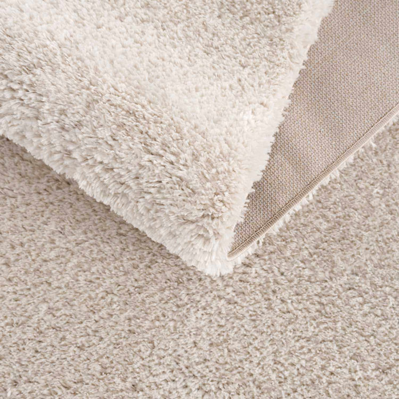 Tapis crème pelucheux Gedas Performance, Rectangle 6'7" x 9'