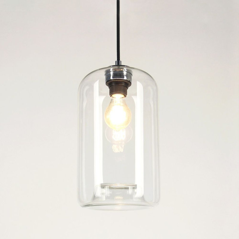 Cruet 3 Light Glass Pendant, Amber