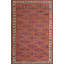 Tapis tribal antique en laine noué à la main Yamoud