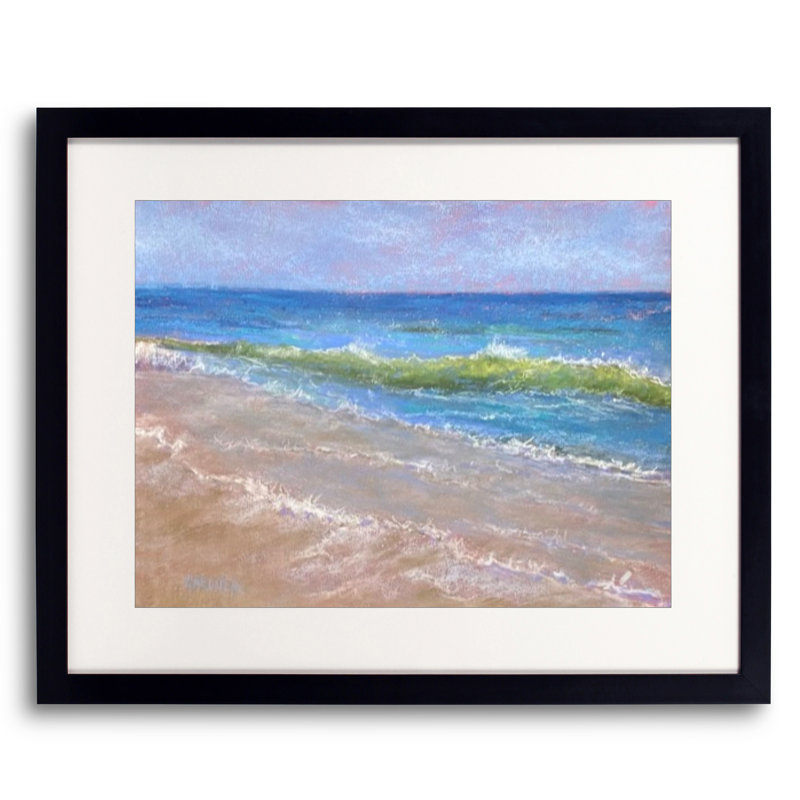 Dina Gardner " Weekend Warrior " by Dina Gardner, 25.25" H x 31.25" W x 0.88" D, Black Framed Paper, White