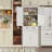 72" Kitchen Pantry Storage Cabinet, Freestanding Cupboard with 2 Cabinets, Drawer and Shelves-1021463246