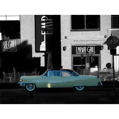 «1955 Cadillac Coupe De Ville» par Clive Branson, reproduction sur toile tendue