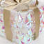 Ensemble de 3 boîtes-cadeaux de Noël prisme argenté avec lumières-663838857
