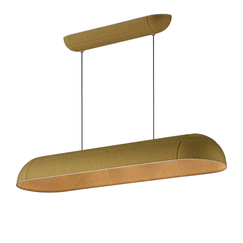 Luminaire suspendu Nava-Linear, Olive