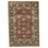 Hand Knotted Wool Area Rug in Red And Black