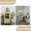 Vert massif + bois manufacturé + vitrines-121575642