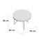 Sandrine Four Leg Coffee Table-21417320