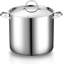 Cooks Standard 18/10 Stainless Steel Stockpot 12-Quart, Classic Deep Cooking Pot Canning Cookware with Stainless Steel Lid, Silver-21043729